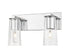 Z-Lite Titus 2 Light Vanity in Brushed Nickel Finish Model: 826-2V-BN