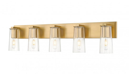 Z-Lite Titus 5 Light Vanity in Brushed Nickel Finish Model: 826-5V-BN
