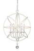 Z-Lite Tull 5 Light Chandelier in Matte Black Finish Model: 458-20MB