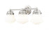 Z-Lite Vaughn 3 Light Vanity in Brushed Nickel Finish Model: 735-3V-BN