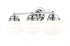 Z-Lite Vaughn 3 Light Vanity in Brushed Nickel Finish Model: 735-3V-BN