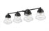 Z-Lite Vaughn 4 Light Vanity in Brushed Nickel Finish Model: 735-4V-BN