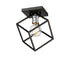 Z-Lite Vertical 1 Light Flush Mount in Bronze + Olde Brass Finish Model: 478F-BRZ-OBR