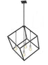 Z-Lite Vertical 4 Light Chandelier in Bronze + Olde Brass Finish Model: 478P34-BRZ-OBR