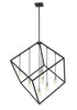 Z-Lite Vertical 7 Light Chandelier in Bronze + Olde Brass Finish Model: 478P44-BRZ-OBR