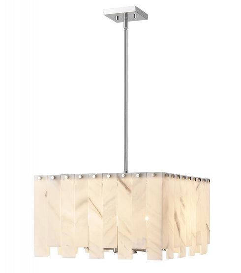 Z-Lite Viviana 8 Light Chandelier in Polished Nickel Finish Model: 345P20-PN