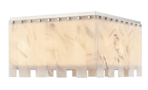 Z-Lite Viviana 9 Light Flush Mount in Polished Nickel Finish Model: 345F20-PN
