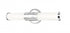 Z-Lite Warwick 1 Light Vanity in Brushed Nickel Finish Model: 1020-18W-BN-LED