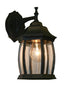 Z-Lite Waterdown 1 Light Outdoor Wall Light in Black Finish Model: T20-BK