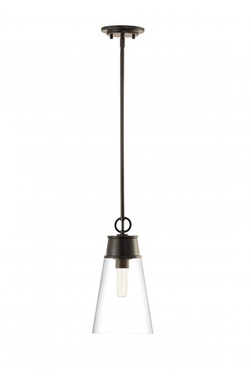 Z-Lite Wentworth 1 Light Pendant in Brushed Nickel Finish Model: 2300P8-BN