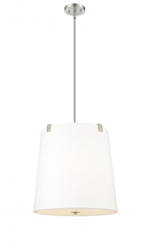Z-Lite Weston 5 Light Pendant in Brushed Nickel Finish Model: 3501P18-BN