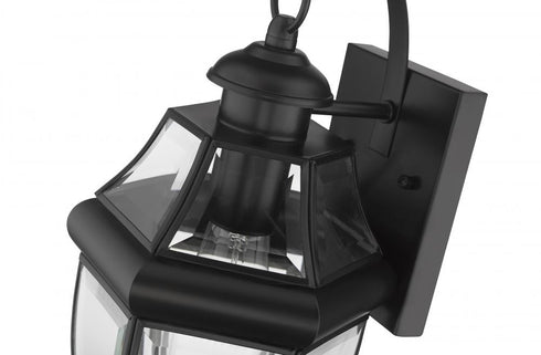 Z-Lite Westover 1 Light Outdoor Wall Light in Black Finish Model: 580S-BK