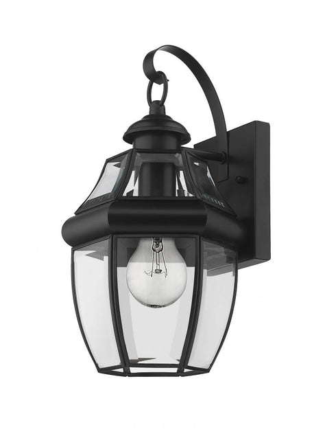 Z-Lite Westover 1 Light Outdoor Wall Light in Black Finish Model: 580S-BK