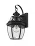 Z-Lite Westover 1 Light Outdoor Wall Light in Black Finish Model: 580S-BK