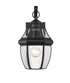 Z-Lite Westover 1 Light Outdoor Wall Light in Black Finish Model: 580S-BK