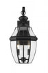 Z-Lite Westover 2 Light Outdoor Wall Light in Black Finish Model: 580M-BK