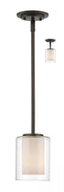 Z-Lite Willow 1 Light Pendant in Brushed Nickel Finish Model: 426MP-BN