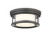 Z-Lite Willow 2 Light Flush Mount in Brushed Nickel Finish Model: 426F12-BN