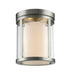 Z-Lite Willow 3 Light Flush Mount in Brushed Nickel Finish Model: 426F-BN
