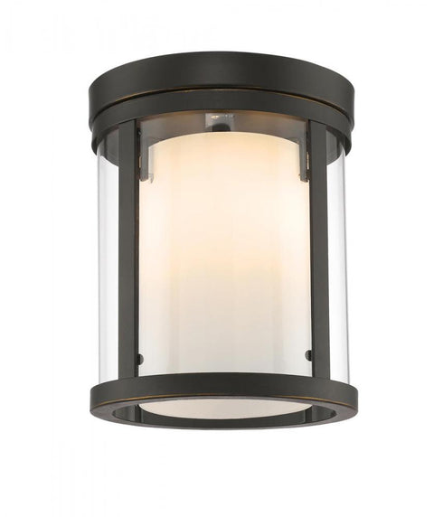 Z-Lite Willow 3 Light Flush Mount in Brushed Nickel Finish Model: 426F-BN