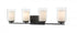 Z-Lite Willow 4 Light Vanity in Brushed Nickel Finish Model: 426-4V-BN