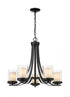 Z-Lite Willow 5 Light Chandelier in Brushed Nickel Finish Model: 426-5-BN