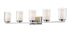 Z-Lite Willow 5 Light Vanity in Brushed Nickel Finish Model: 426-5V-BN