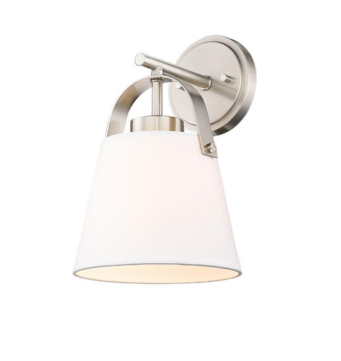 Z-Lite Z-Studio 1 Light Wall Sconce in Brushed Nickel Finish Model: 743-1S-BN