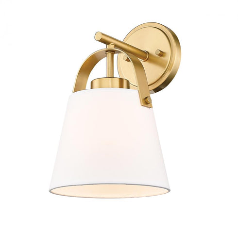Z-Lite Z-Studio 1 Light Wall Sconce in Brushed Nickel Finish Model: 743-1S-BN