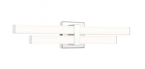 Z-Lite Zane 2 Light Vanity in Brushed Nickel Finish Model: 1008-25W-BN-LED