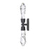 Zeev Lighting ANGELUS 2 Light LED 3CCT 2 Light Crafted Crystal in Satin Brushed Black Duo Wall Sconce Model: WS11412-LED-2-SBB