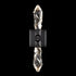 Zeev Lighting ANGELUS 2 Light LED 3CCT 2 Light Crafted Crystal in Satin Brushed Black Duo Wall Sconce Model: WS11412-LED-2-SBB