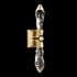 ZEEV Lighting Angelus LED 2 Light Crystal Duo Wall Sconce in Aged Brass Model: WS11409-LED-2-AGB