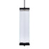 ZEEV Lighting Claro Outdoor LED 35 Inch Square Glass Crystal Pendant in Matte Black Model: EP11108-LED-35S-MBK