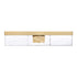 ZEEV Lighting Lucus 26 Inch LED Sleek Crystal Vanity in Aged Brass Model: VL11504-LED-24A-AGB