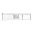 ZEEV Lighting Lucus 26 Inch LED Sleek Crystal Vanity in Polished Nickel Model: VL11505-LED-24A-PN