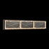ZEEV Lighting Lucus 27 Inch LED Crystal Wall Sconce in Satin Brushed Black Model: VL11512-LED-24B-SBB