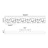 ZEEV Lighting Lucus 35 Inch LED Sleek Crystal Vanity in Satin Brushed Black Model: VL11509-LED-36A-SBB