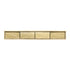 ZEEV Lighting Lucus 36 Inch LED Crystal Wall Sconce in Aged Brass Model: VL11513-LED-36B-AGB