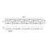 ZEEV Lighting LUCUS LED 3CCT 36 Inch Thick Engraved Crystals in Polished Nickel Vanity Light Model: VL11514-LED-36B-PN