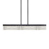Zeev Lighting LUCUS LED 3CCT 43 Inch Thick Engraved Crystals in Aged Brass Linear Pendant Model: PL11501-LED-43-AGB