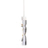 Zeev Lighting MAMADIM 1 Light LED 3CCT 1 Light 2 Inch x2 Inch Carved Crystal in Aged Brass Mini Pendant Model: MP11301-LED-2x2-AGB