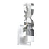 Zeev Lighting MAMADIM 1 Light LED 3CCT 1 Light 2 Inch x2 Inch Carved Crystal in Aged Brass Vertical Wall Sconce Model: WS11309-LED-1-2x2-AGB