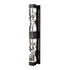 Zeev Lighting MAMADIM 4 Light LED 3CCT 4 Light 36 Inch Unique 3 Inch x3 Inch Carved Crystals Luxury in Satin Brushed Black Linear Vani Model: VL11333-LED-36-3x3-SBB