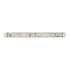 Zeev Lighting MAMADIM 6 Light LED 3CCT 6 Light 54 Inch Unique 2 Inch x2 Inch Carved Crystals Luxury in Polished Nickel Linear Vanity W Model: VL11329-LED-54-2x2-PN