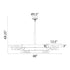 ZEEV Lighting Mamadim 60 Inch LED 6 Light Crystal Chandelier in Aged Brass Model: CD11349-LED-6-3x3-AGB