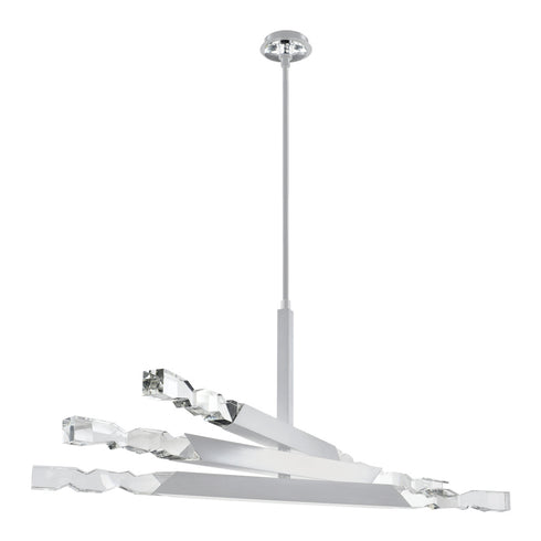 ZEEV Lighting Mamadim 60 Inch LED 6 Light Crystal Chandelier in Matte White Model: CD11350-LED-6-3x3-MW