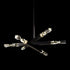 ZEEV Lighting Mamadim 60 Inch LED 6 Light Crystal Chandelier in Satin Black in Satin Brushed Black Finish Model: CD11352-LED-6-3x3-SBB