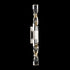 ZEEV Lighting Mamadim LED 2 Inch x2 Inch Single Crystal Duo Wall Sconce in Polished Nickel Model: WS11319-LED-2-2x2-PN