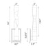 ZEEV Lighting Mamadim LED 2 Inch x2 Inch Single Crystal Wall Sconce in Matte White Model: WS11310-LED-1-2x2-MW
